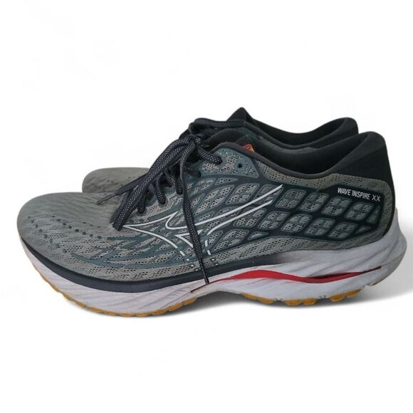 Mizuno Wave Inspire 20 Running Shoes Men 12.5 Gray Stability Road Runner main image 4